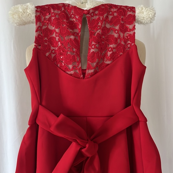 Bonnie Jean Christmas dress size 10 - Picture 3 of 5